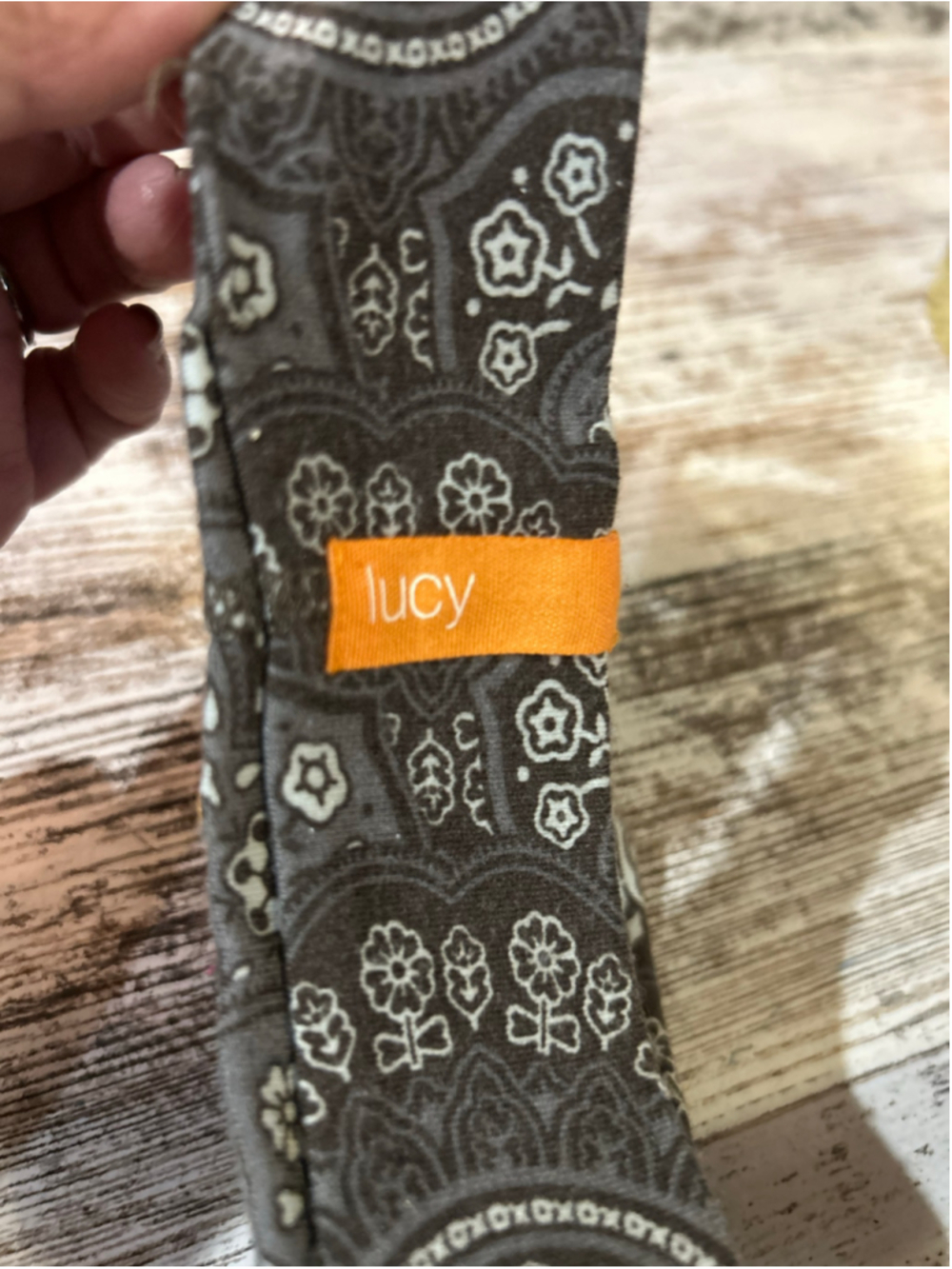 Women's lucy Hair Accessory Headband One Size Grey White Floral